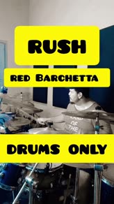 Red Barchetta | Isolated Drums by request